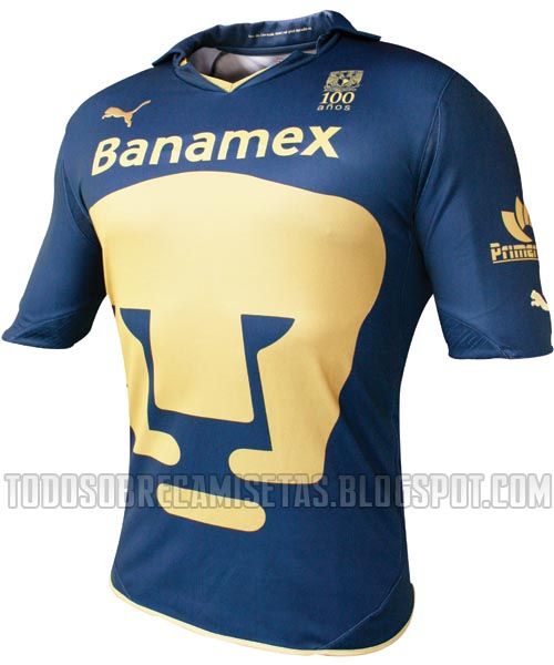 Nuevos Jerseys Puma de Pumas UNAM 10/11 (Local, Visita y Tercera